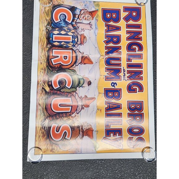 Vintage Ringling Bros & Barnum & Bailey Circus Poster Reproduction - Picture 1 of 9